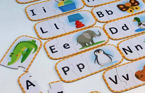  LER6089 Learning Resources Bộ học bảng chữ cái - Alphabet Puzzle Cards 