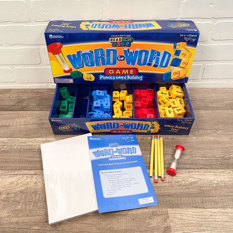  LER7180 Bộ lắp ghép và học Phonics - Reading Rods® Word for Word® Phonics Word Building Game 
