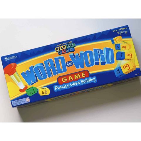  LER7180 Bộ lắp ghép và học Phonics - Reading Rods® Word for Word® Phonics Word Building Game 