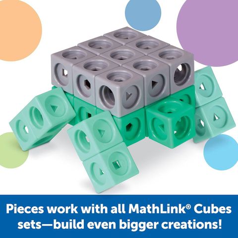  Bộ học toán mẫu giáo LER9333 Mathlink® Cubes Kindergarten Math Activity Set: Sea Adventures! 