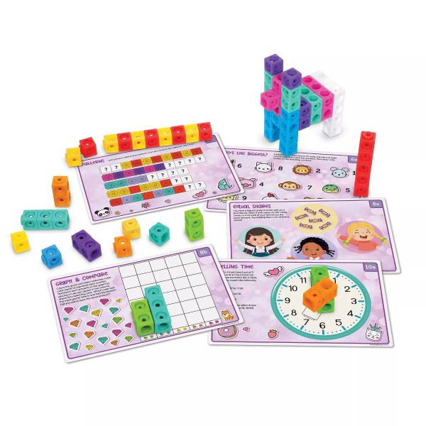 LER9334 Mathlink® Cubes Kindergarten Math Activity Set: Mathatics!