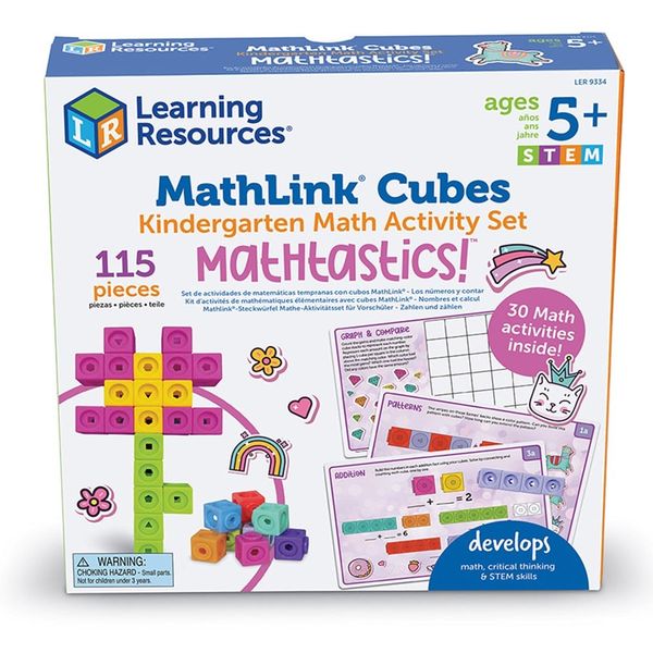 LER9334 Mathlink® Cubes Kindergarten Math Activity Set: Mathatics!