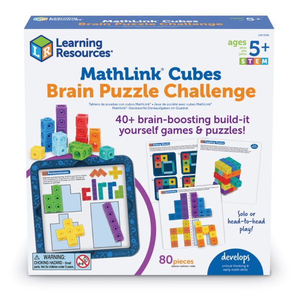 LER9336 MathLink Cubes Brain Puzzle Challenge