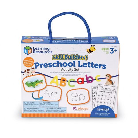  LER1244 Learning Resources Đồ chơi xây dựng kỹ năng! Học chữ - Skill Builders! Preschool Letters 