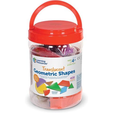  LER1766 Bộ hình học 2D trong suốt - Translucent Geometric Shapes 