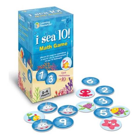  LER1771 Learning Resources Bộ đồ chơi toán học - I Sea 10!™ Math Game 