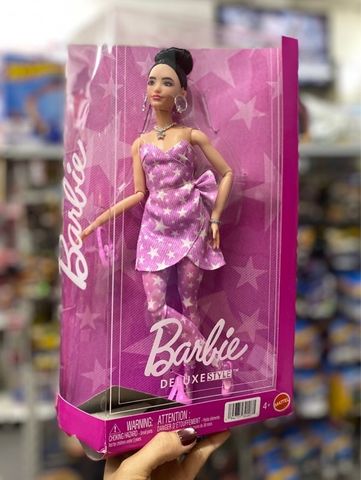  JJN71 Barbie Deluxe Style Fashion Doll #11 in Pink Denim Star 