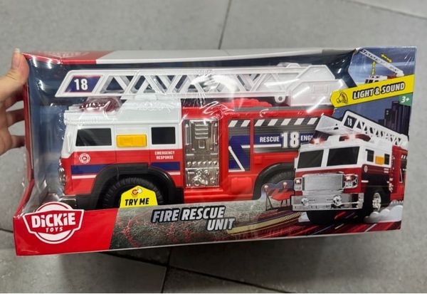  203306016 Đồ Chơi Xe Cứu Hỏa DICKIE TOYS Fire Rescue Unit 