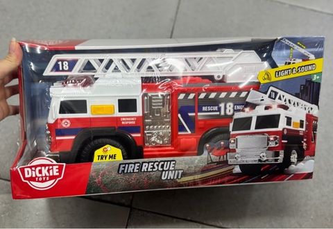  203306016 Đồ Chơi Xe Cứu Hỏa DICKIE TOYS Fire Rescue Unit 