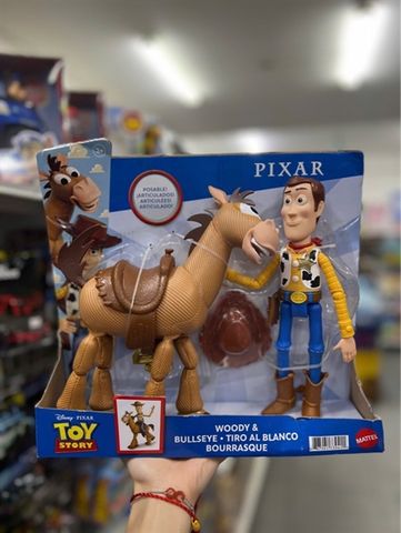  GDB91 Disney Pixar 23win222 4 Movie Set of 2 Action Figures - Woody và ngựa 