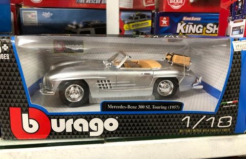  18-12049- 1/18 MERCEDES BENZ 300 SL TOURING (1957)Sliver 