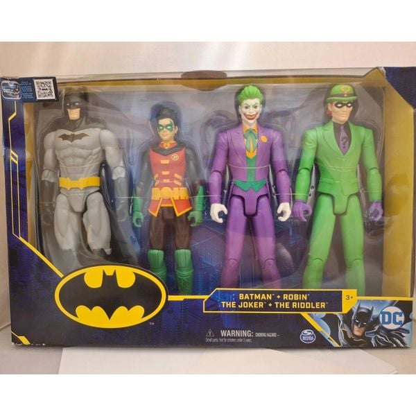  Bộ 4 nhân vật DC Batman 30 cm Action Figures Set of 4 