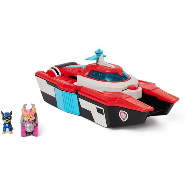  Đồ chơi Paw Patrol Mighty Movie Pup Squad Aircraft Carrier HQ With Figure 