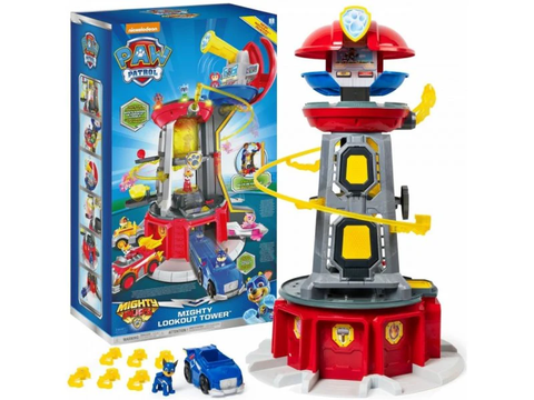  Đài quan sát PAW Patrol Mighty Pups Super PAWs Lookout Tower Playset 
