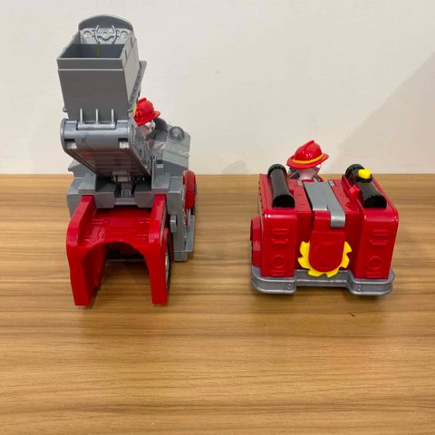  Xe đồ chơi PAW Patrol, Marshall Split-Second 2-in-1 Transforming Fire Truck 
