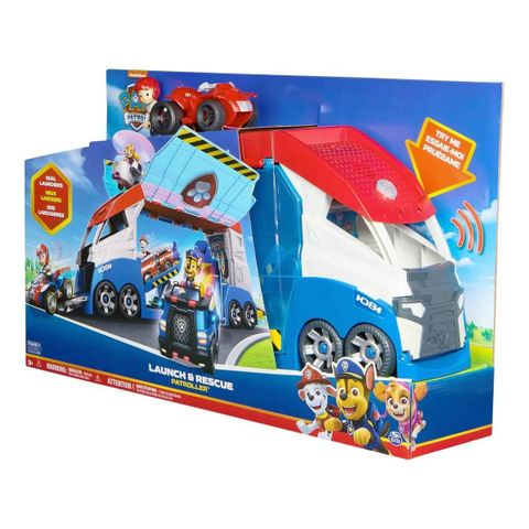  Xe đồ chơi 6069338 Paw Patrol Transforming PAW Patroller Toy with Launchers 