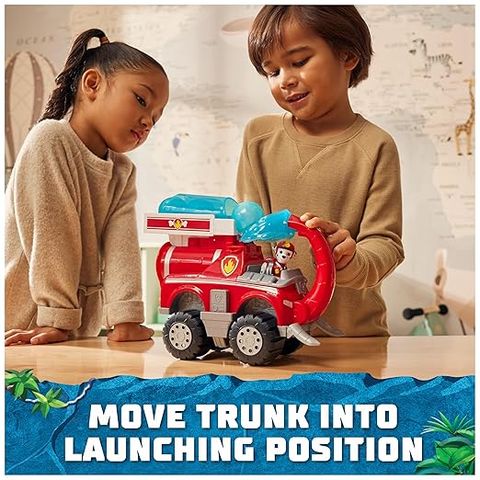  Xe cứu hỏa Paw Patrol - Jungle PUPS - Marshall's Elephant Deluxe Car 