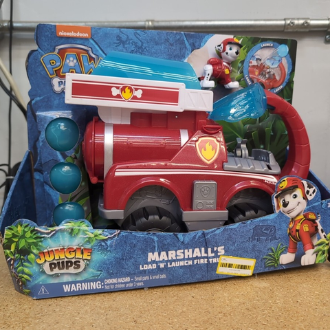  Xe cứu hỏa Paw Patrol - Jungle PUPS - Marshall's Elephant Deluxe Car 
