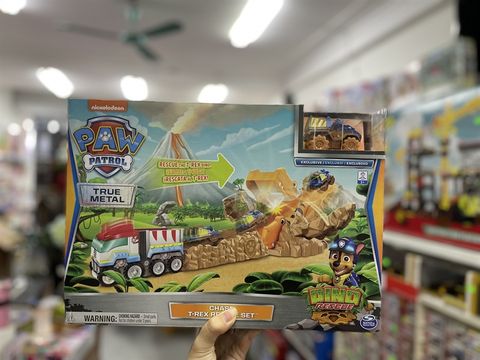  6059297 - Paw Patrol, True Metal Dino Rescue Chase T-Rex Rescue Set 