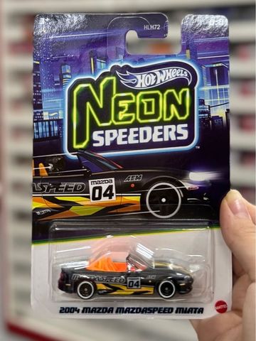  Xe mô hình JKY08 Hot Wheels Neon Speeders 2004 MAZDA SPEED MIATA 