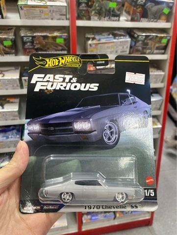  JBL94/HNW46 Mô hình siêu xe Premium Fast & Furious 1970 Chevelless ( red) 