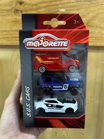  212057261038 Bộ 3 Xe Mô Hình Cứu Hộ MAJORETTE S.O.S. 3 Pieces Set 