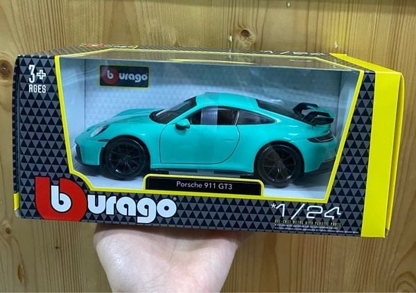 Bburago 1:24 Porsche 911 GT3 Mint Green