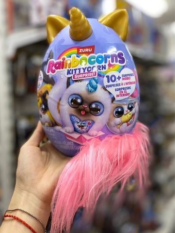  92104 Đồ Chơi Trứng Bất Ngờ ZURU TOYS Rainbocorns Kittycorn Surprise S9 