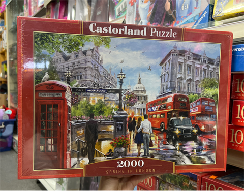  Xếp hình puzzle Spring in London 2000 mảnh CASTORLAND C-200788 
