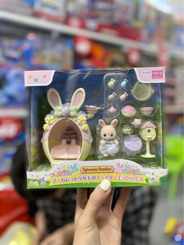  S-212 Sylvanian Families Seasonal Toy Margaret Rabbit Easter Egg House 