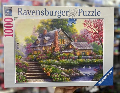  Xếp hình puzzle Romantic Cottage 1000 mảnh RAVENSBURGER 151844 
