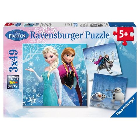 RV09264 2 Bộ xếp hình puzzle Ravensburger Winter Adventures 3 bộ 49 mảnh 09264 2 