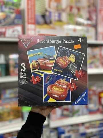  RV06925 5 Xếp hình puzzle Cars 3 bộ 25/36/49 mảnh Ravensburger-4+-1-99 pcs-Puzzle Children-III 