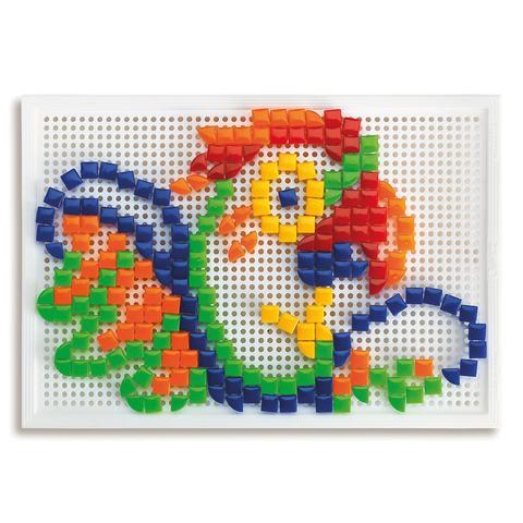  Đồ chơi xếp nút nhựa 300 hạt vuông QUERCETTI 0954 