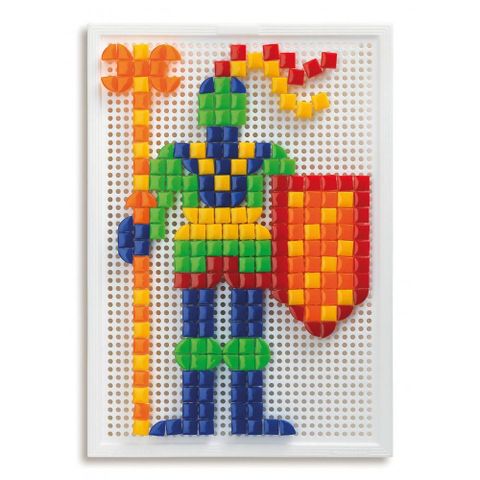  Đồ chơi xếp nút nhựa 300 hạt vuông QUERCETTI 0954 