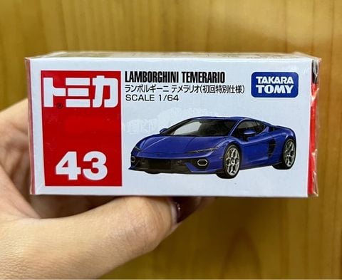  Mô hình xe Tomica 43 Lamborghini Temerario (xanh) 