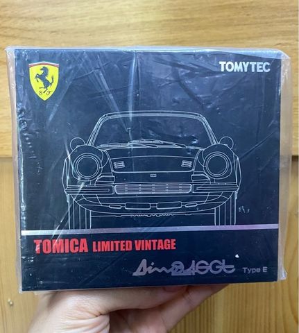 Xe mô hình Tomytec 1/64 TLV Dino 246gt White 