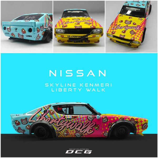 Mini GT MGT00698 Nissan Skyline Kenmeri Liberty Walk LBWK KUMA