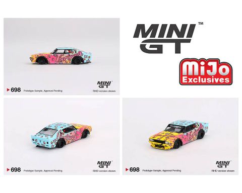  Xe Mini GT MGT00698 Nissan Skyline Kenmeri Liberty Walk LBWK KUMA 