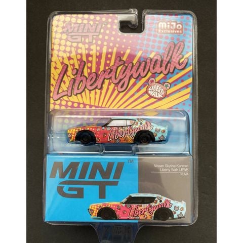  Xe Mini GT Card Version MGT00698 Nissan Skyline Kenmeri Liberty Walk LBWK KUMA 