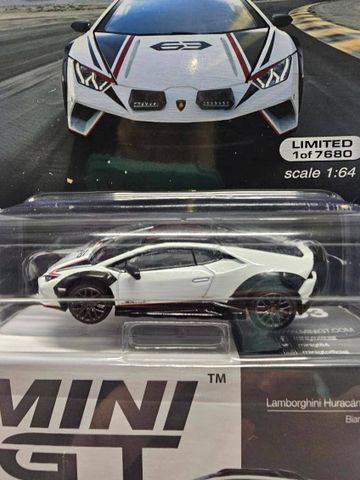  Mini GT CARD Version MGT00763 Lamborghini Huracán Sterrato Bianco Asopo 
