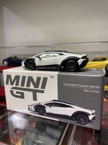  Mini GT CARD Version MGT00763 Lamborghini Huracán Sterrato Bianco Asopo 