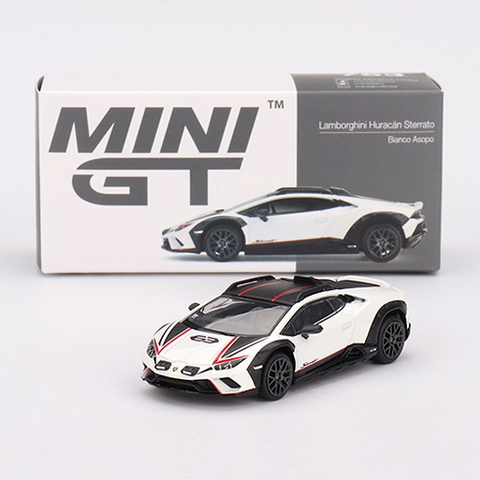  Mini GT CARD Version MGT00763 Lamborghini Huracán Sterrato Bianco Asopo 