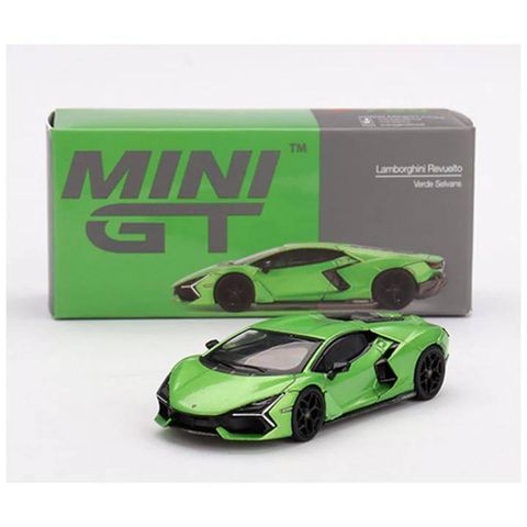  Xe Mini GT MGT00789 Lamborghini Revuelto Verde Selvans 