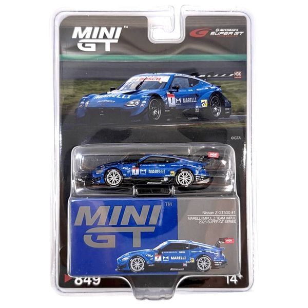 Mini GT MGT00849 Nissan Z GT500 #1 "MARELLI IMPUL Z" TEAM IMPUL 2023 SUPER GT SERIES