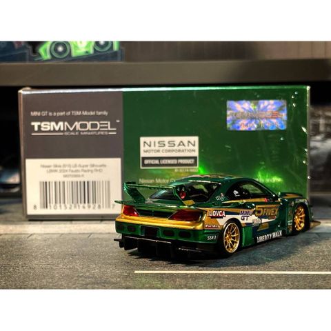 Xe Mini GT MGT00858 Nissan LB-Super Silhouette S15 SILVIA LBWK 2024 Fausto Racing 