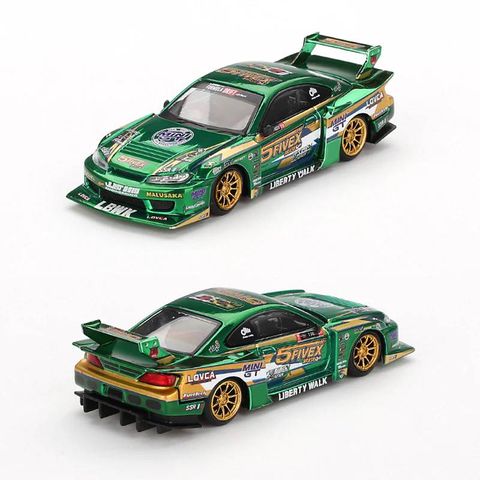  Xe Mini GT MGT00858 Nissan LB-Super Silhouette S15 SILVIA LBWK 2024 Fausto Racing 