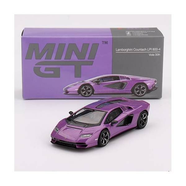 Mini GT MGT00865 Lamborghini Countach LPI 800-4 Viola 30th