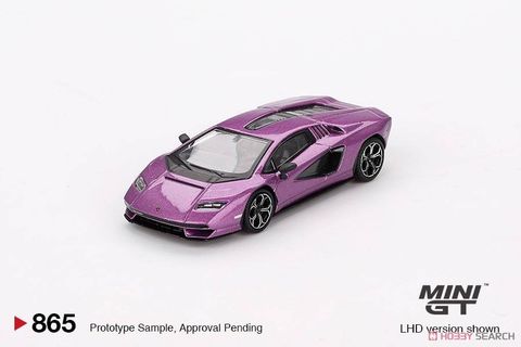  Xe Mini GT MGT00865 Lamborghini Countach LPI 800-4 Viola 30th 
