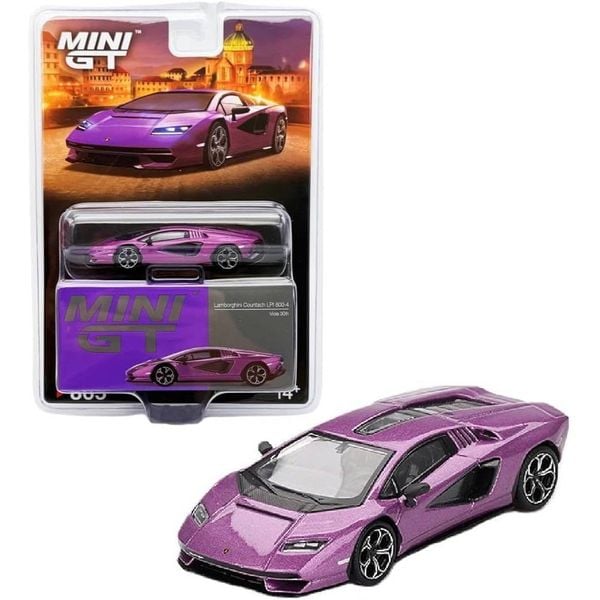Mini GT MGT00865 Lamborghini Countach LPI 800-4 Viola 30th